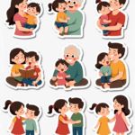 Family Life & Relationships - Sticker Sheet v20